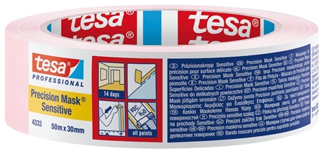 Ruban de masquage TESA® - Rouge - Accastillage Diffusion