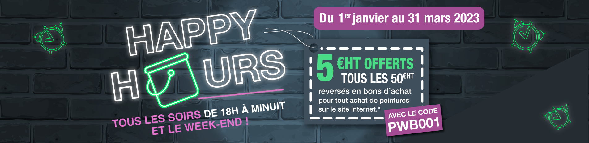 image promotionnelle Happy Hours Peintures Paris